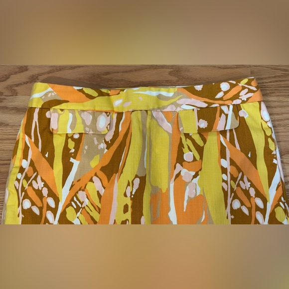 J. Crew Abstract Colorful 70s Print Mini Skirt - Women's Size 8 - Picture 4 of 9